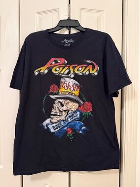 Poison Graphic Rock Tee - NWOT